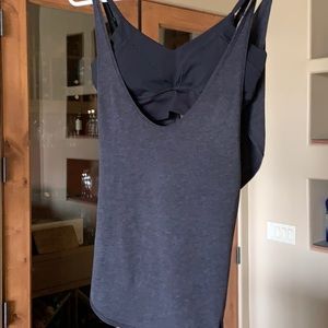 Lululemon attached sport bra tank   Size 4
